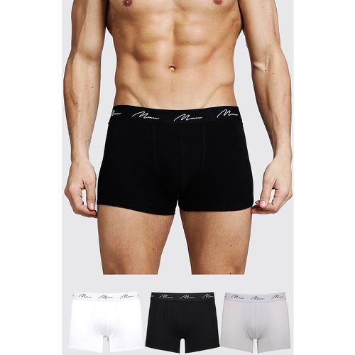 Lot de 3 boxers coloris mixtes - M - Boohooman - Modalova