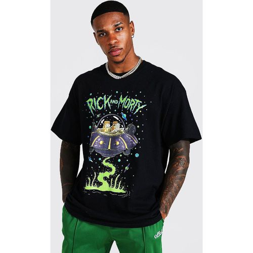 T-shirt oversize à imprimé Rick et Morty - L - Boohooman - Modalova