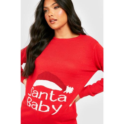 Maternité - Pull De Noël "Santa Baby" - 40 - boohoo - Modalova