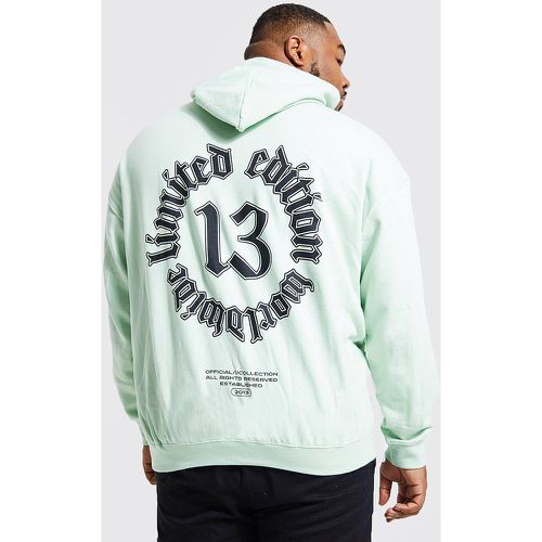 Grande taille - Sweat à capuche à imprimé - XXXL - Boohooman - Modalova