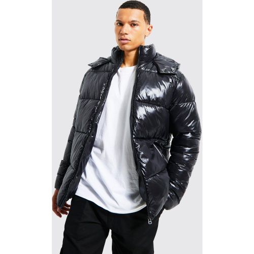 Tall - Doudoune brillante - L - Boohooman - Modalova