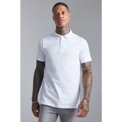 Polo cintré à manches courtes - XL - Boohooman - Modalova