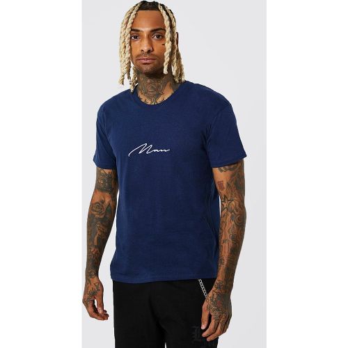 T-shirt MAN brodé - M - Boohooman - Modalova