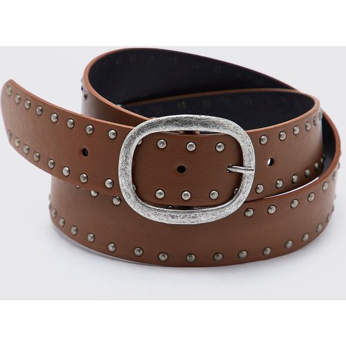 Ceinture à détails cloutés - L - Boohooman - Modalova