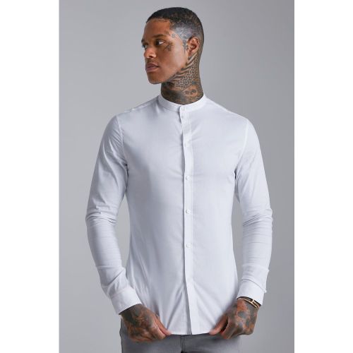 Chemise moulante à manches longues - L - Boohooman - Modalova