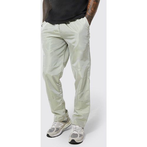 Pantalon iridescent coupe décontractée - L - Boohooman - Modalova