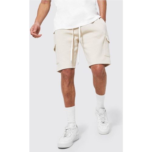 Tall - Short cargo en jersey à cordons de serrage - M - Boohooman - Modalova