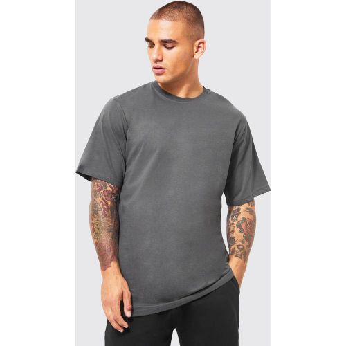 T-shirt basique en coton REEL - M - Boohooman - Modalova
