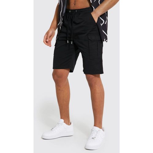 Tall - Short cargo à taille élastique - L - Boohooman - Modalova