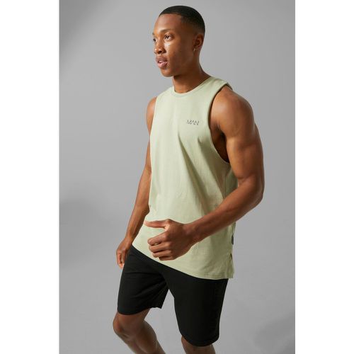 Débardeur de sport à étiquette - MAN Active - XS - Boohooman - Modalova