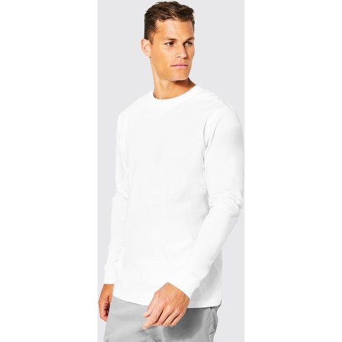 Tall - T-shirt basique à manches longues - M - Boohooman - Modalova