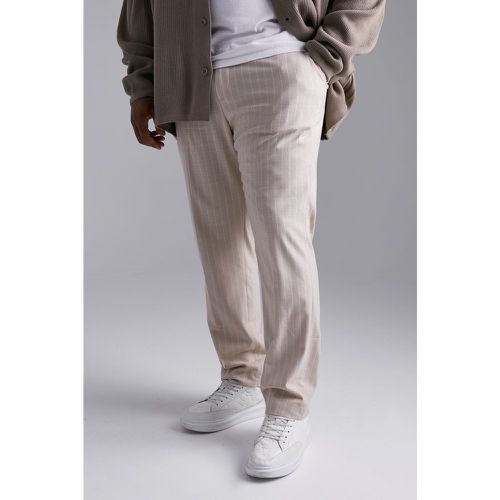 Grande taille - Pantalon de costume texturé - - 38R - Boohooman - Modalova