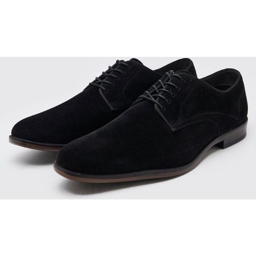 Chaussures derby en faux daim - 41 - Boohooman - Modalova