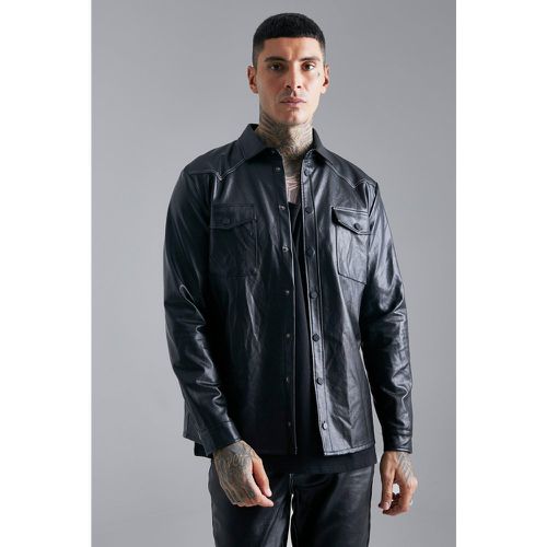 Surchemise homme - noir - M, noir - Boohooman - Modalova