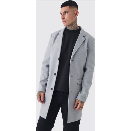 Tall - Manteau effet laine - L - Boohooman - Modalova