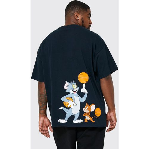 Grande taille - T-shirt à imprimé Tom & Jerry - - XXXXL - Boohooman - Modalova