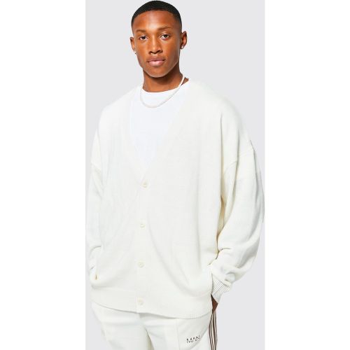 Cardigan oversize en maille - XS - Boohooman - Modalova