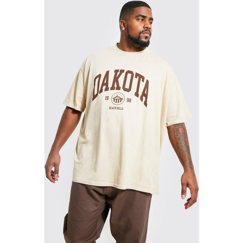 Grande taille - T-shirt à imprimé Dakota - XXL - Boohooman - Modalova