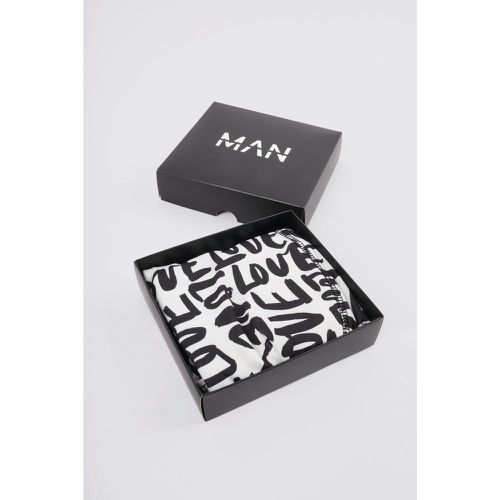 Coffret cadeau - Boxer à slogan Love - XS - Boohooman - Modalova