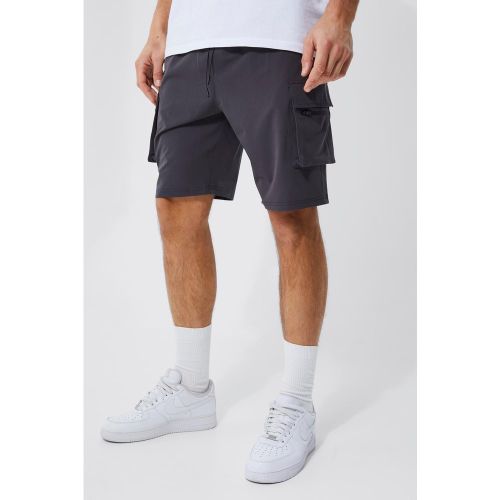 Tall - Short cargo à taille élastiquée - M - Boohooman - Modalova
