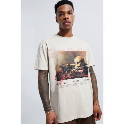 T-shirt oversize imprimé - M - Boohooman - Modalova