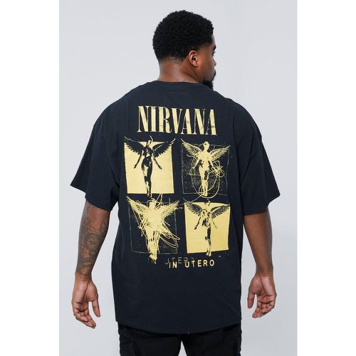 Grande taille - T-shirt à imprimé Nirvana - - XXXL - Boohooman - Modalova