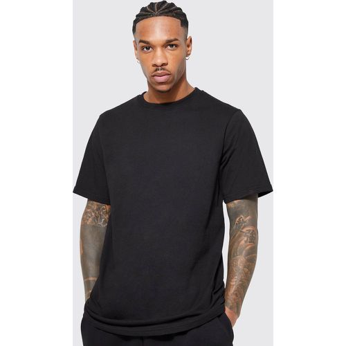 T-shirt long ras-du-cou - XS - Boohooman - Modalova