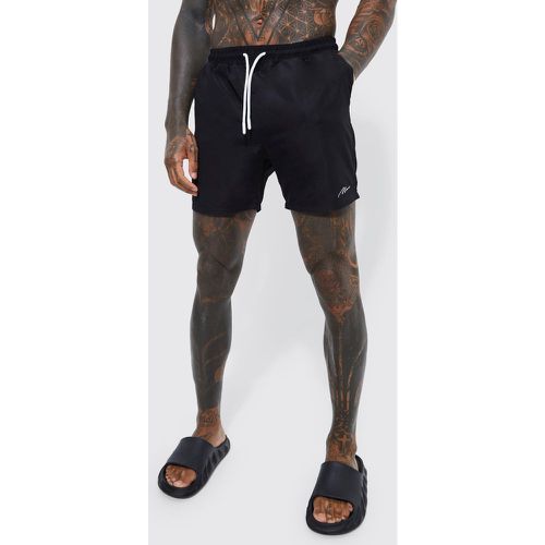 Short de bain mi-long à logo - MAN - S - Boohooman - Modalova