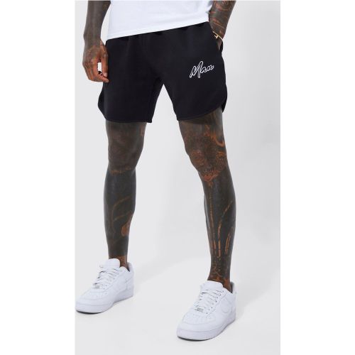 Short ample en jersey - MAN - M - Boohooman - Modalova