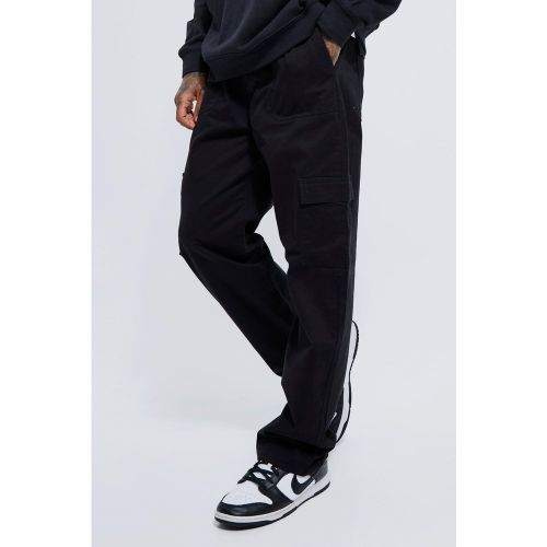Pantalon cargo ample à taille élastiquée - S - Boohooman - Modalova