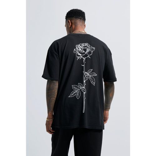 T-shirt à imprimé rose - XS - Boohooman - Modalova