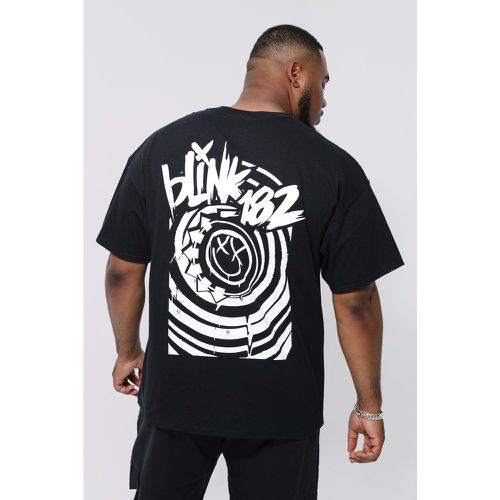 Grande taille - T-shirt oversize à imprimé Blink 182 - - XXXL - Boohooman - Modalova