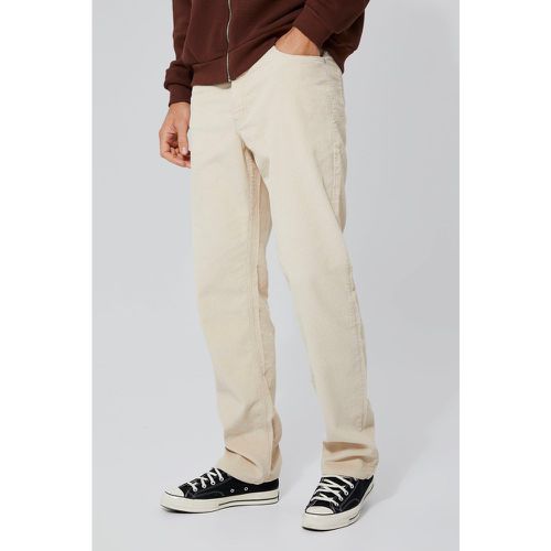 Tall - Pantalon droit en velours côtelé - Boohooman - Modalova