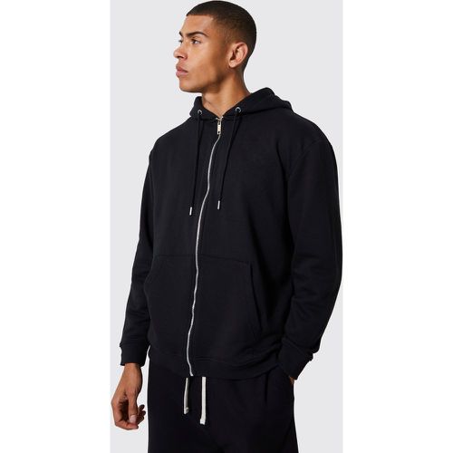 Sweat à capuche oversize zippé homme - L - Boohooman - Modalova