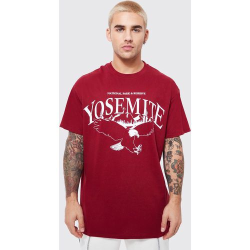 T-shirt oversize à slogan Yosemite - Boohooman - Modalova