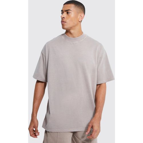 T-shirt oversize délavé épais - Boohooman - Modalova