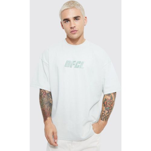 T-shirt épais oversize imprimé - L - Boohooman - Modalova