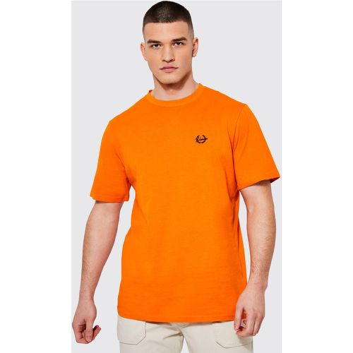 Tall - T-shirt à broderie - S - Boohooman - Modalova