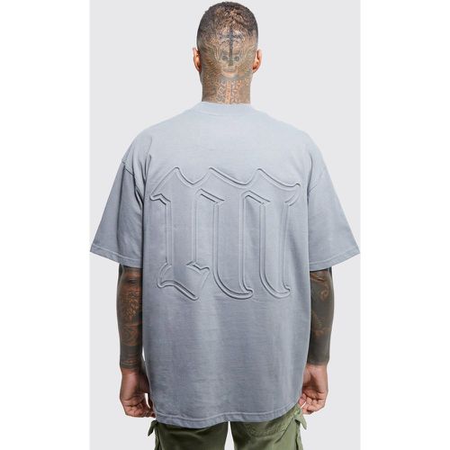 T-shirt oversize imprimé gothique - Boohooman - Modalova