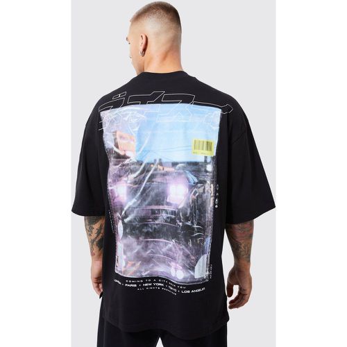 T-shirt oversize imprimé photo - XS - Boohooman - Modalova