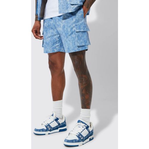 Short cargo à taille élastique - S - Boohooman - Modalova