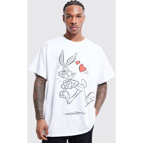 T-shirt oversize à imprimé Bugs Bunny - Boohooman - Modalova