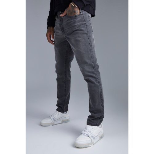 Jean slim homme - gris - 28R, gris - Boohooman - Modalova