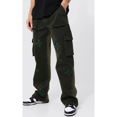 Tall - Pantalon cargo ample - - 32R - Boohooman - Modalova