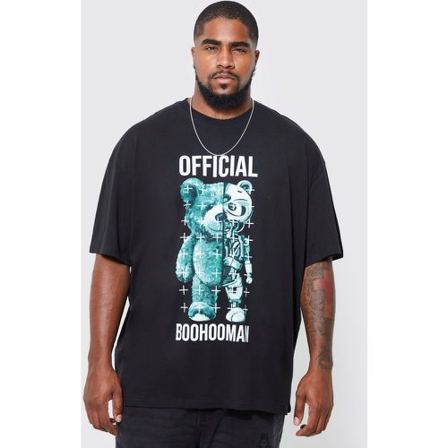 Grande taille - T-shirt oversize imprimé squelette - - XXXL - Boohooman - Modalova