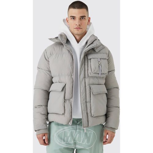 Tall - Parka oversize utilitaire homme - S - Boohooman - Modalova