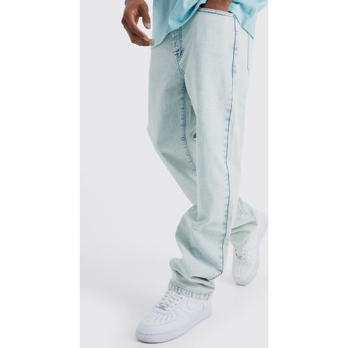 Jean large rigide - 30R - Boohooman - Modalova