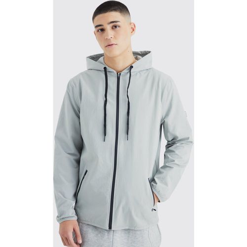 Veste technique à capuche - Boohooman - Modalova