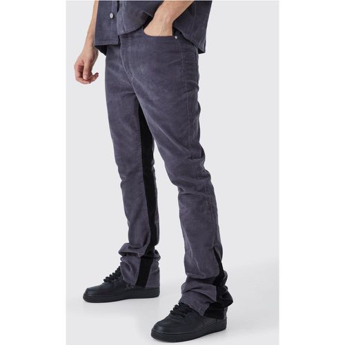 Tall - Pantalon flare côtelé - 30 - Boohooman - Modalova