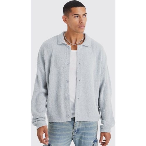 Cardigan ample en maille brossée homme - L - Boohooman - Modalova